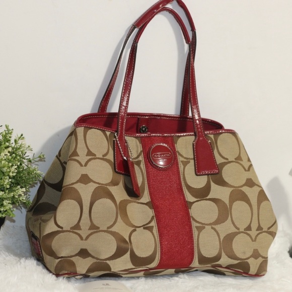 Coach Handbags - COPY - Coach Red Satchel F17424